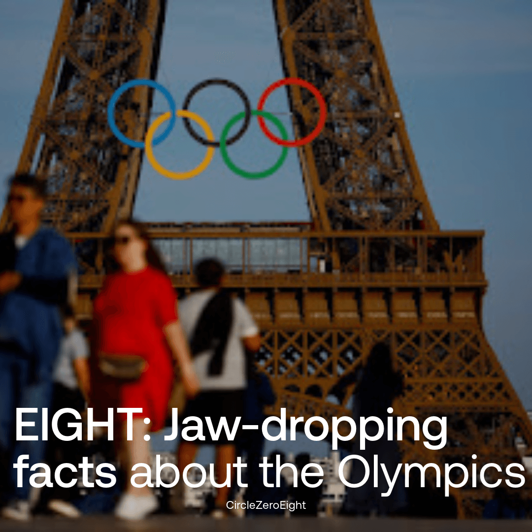 EIGHT: JAW-DROPPING FACTS ABOUT THE OLYMPICS